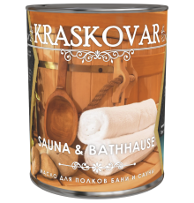 Масло Kraskovar Sauna & Bathhause для полков бани и сауны