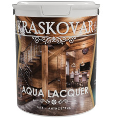 Лак-антисептик Kraskovar Aqua Lacquer для дерева и камня